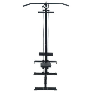 Latzugmaschine Schwarz für Heim-Fitnessstudio