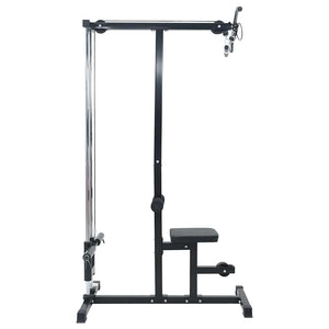 Latzugmaschine Schwarz für Heim-Fitnessstudio