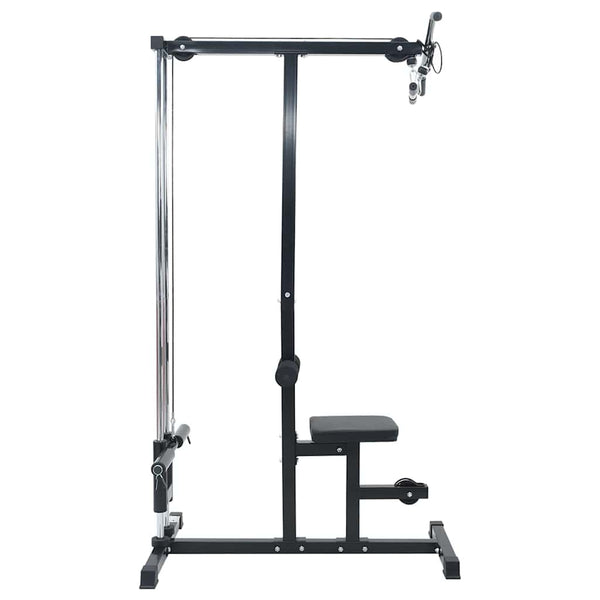 Latzugmaschine Schwarz für Heim-Fitnessstudio