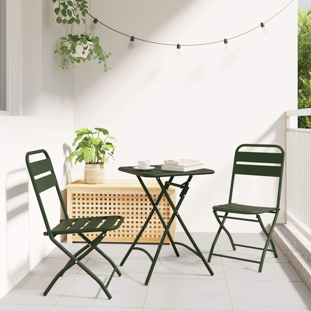 Gartenklappstuhl 2er Set Grün