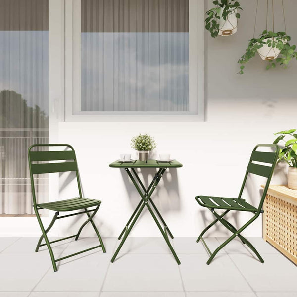 Gartenklappstuhl 2er Set Grün