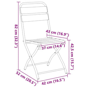 Gartenklappstuhl 2er Set Weiß
