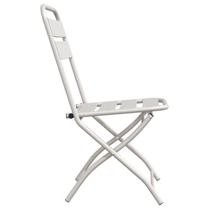 Garten Klappstühle Beige, 2er Set