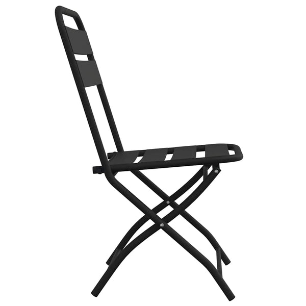 Garten Klappstühle 2er Set Anthrazit