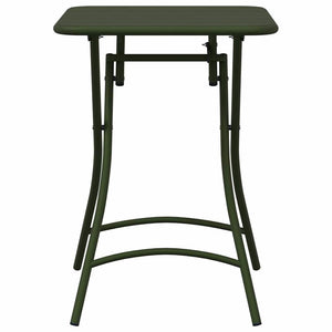 Dunkelgrüner Bistrotisch 55x55 cm