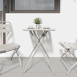 Beiger Bistrotisch für Garten & Terrasse