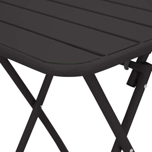 Anthrazit Bistrotisch 55x55cm Klapptisch
