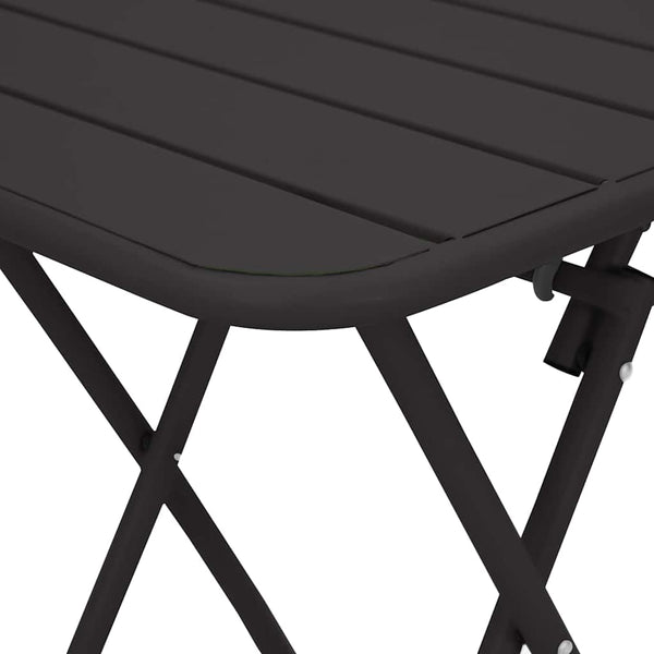Anthrazit Bistrotisch 55x55cm Klapptisch