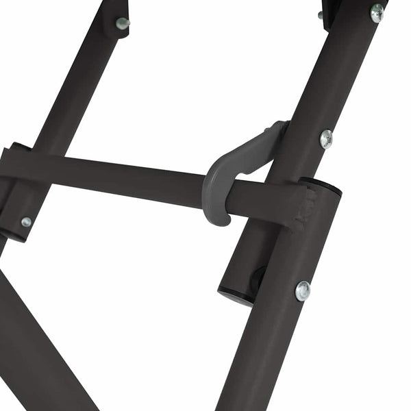 Anthrazit Bistrotisch 55x55cm Klapptisch