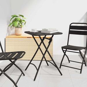 Anthrazit Bistrotisch 55x55cm Klapptisch