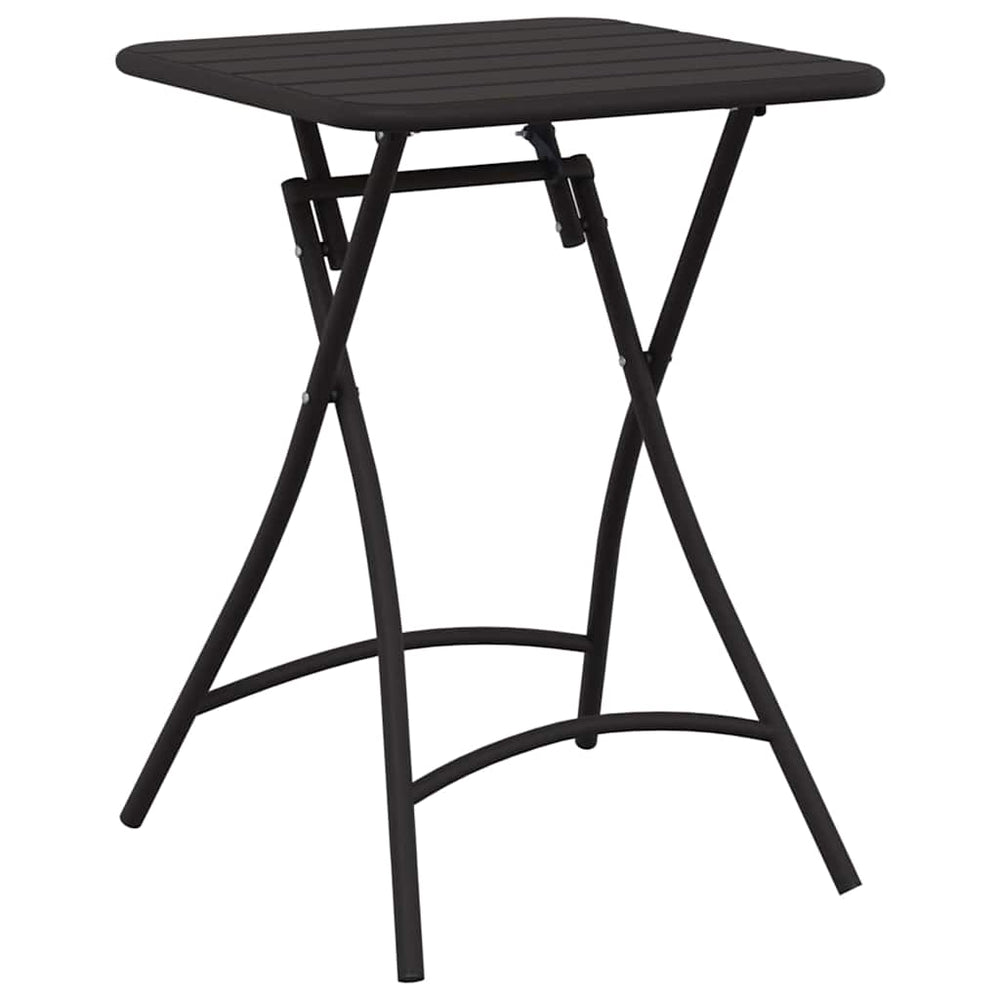 Anthrazit Bistrotisch 55x55cm Klapptisch