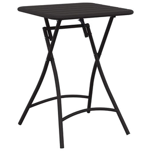 Anthrazit Bistrotisch 55x55cm Klapptisch