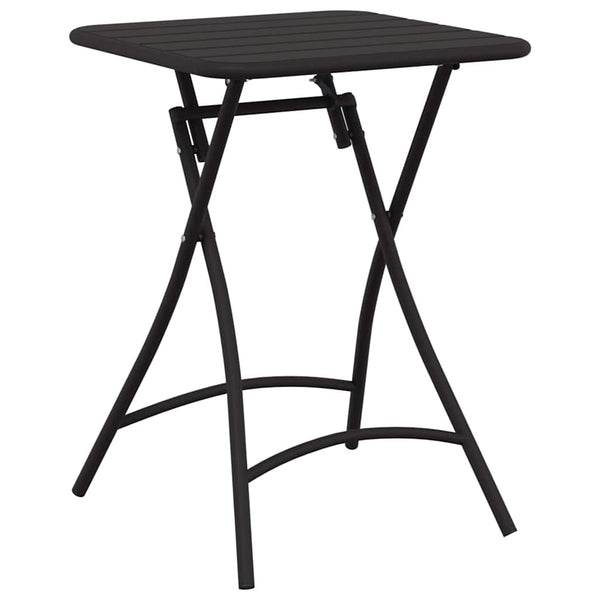 Anthrazit Bistrotisch 55x55cm Klapptisch