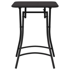 Anthrazit Bistrotisch 55x55cm Klapptisch