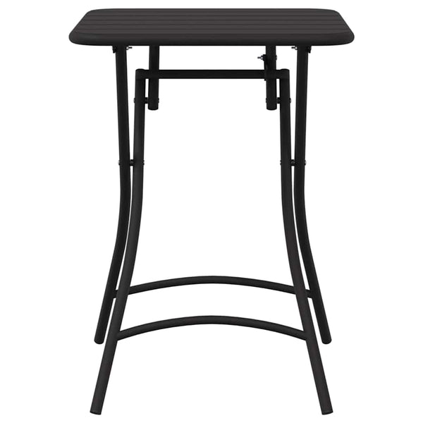 Anthrazit Bistrotisch 55x55cm Klapptisch