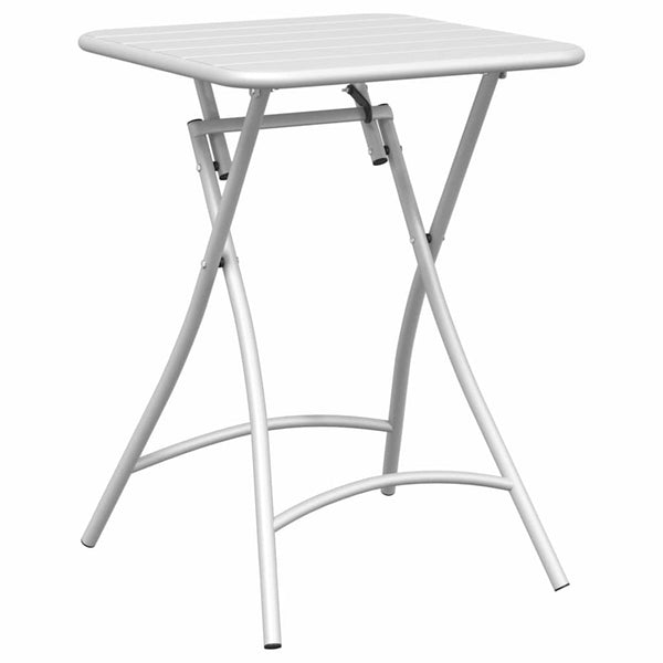 Bistrogarnitur 3-teilig Weißer Stahl