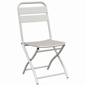Bistrogarnitur 3-teilig Beige Stahl