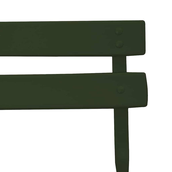 Gartenklappstuhl 2er Set Grün Metall