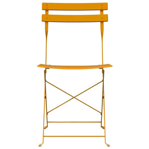 Garten Klappstuhl 2er Set Senfgelb