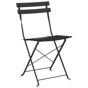 Garten Klappstühle 2er Set Anthrazit