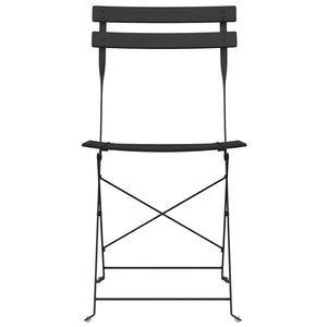 Garten Klappstühle 2er Set Anthrazit