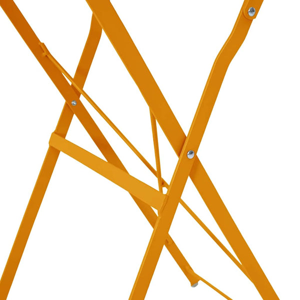 Senfgelber Bistrotisch Ø50cm