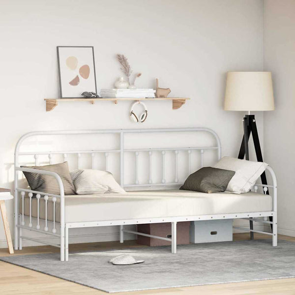 Weißes Tagesbettgestell 107x203 cm