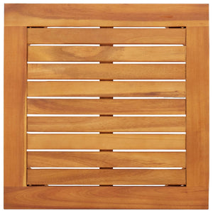 Gartensofa Set 3-teilig Cremeweiß Akazie Massivholz