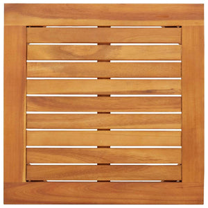 Gartensofa Set 3-teilig Akazie Anthrazit