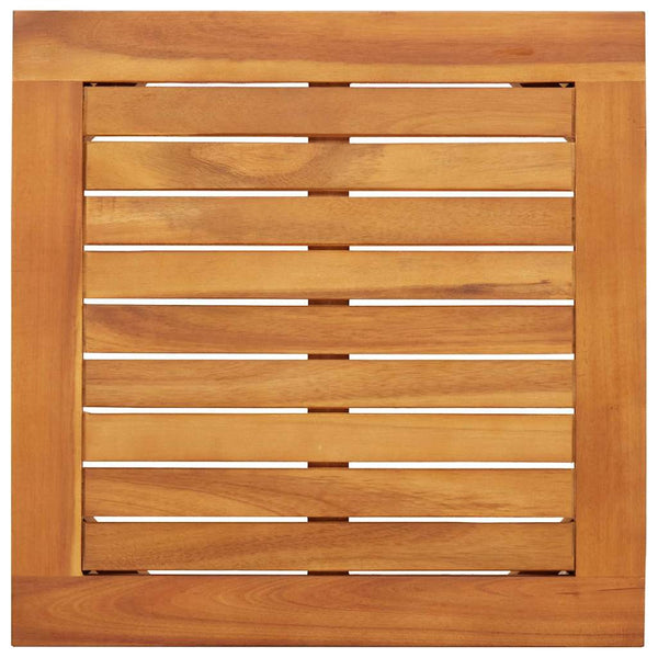 Gartensofa Set 3-teilig Akazie Anthrazit