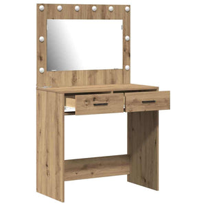 vidaXL Coiffeuse chêne artisan 78,5 x 41 x 135 cm bois d'ingénierie