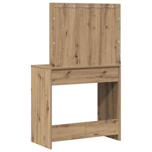 vidaXL Coiffeuse chêne artisan 78,5 x 41 x 135 cm bois d'ingénierie