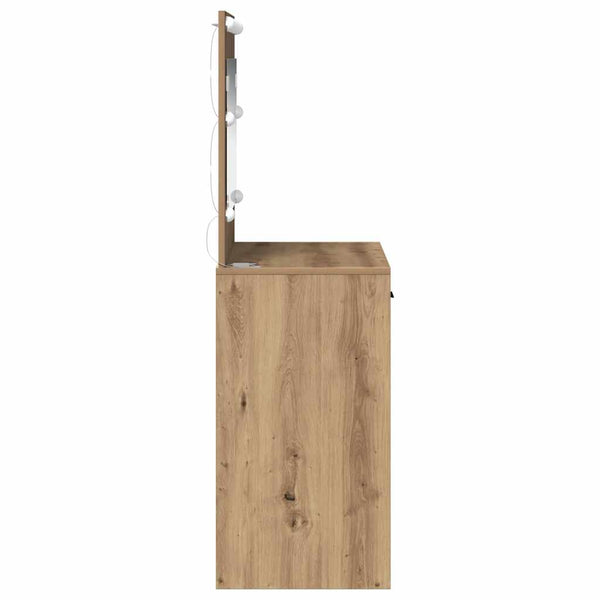 vidaXL Coiffeuse chêne artisan 78,5 x 41 x 135 cm bois d'ingénierie