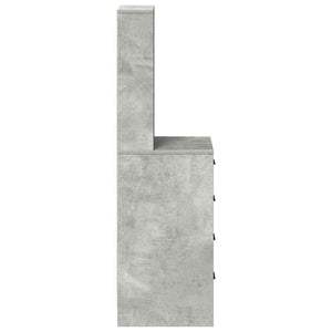 Betongraues Hochboard 40x41x135 cm