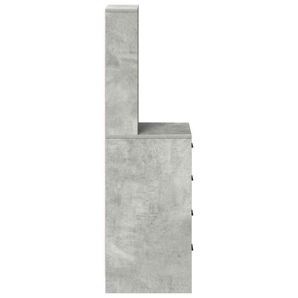 Betongraues Hochboard 40x41x135 cm