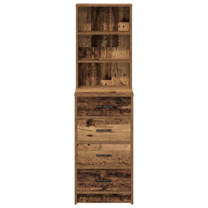 Hochboard Altholz mit Schubladen 135cm