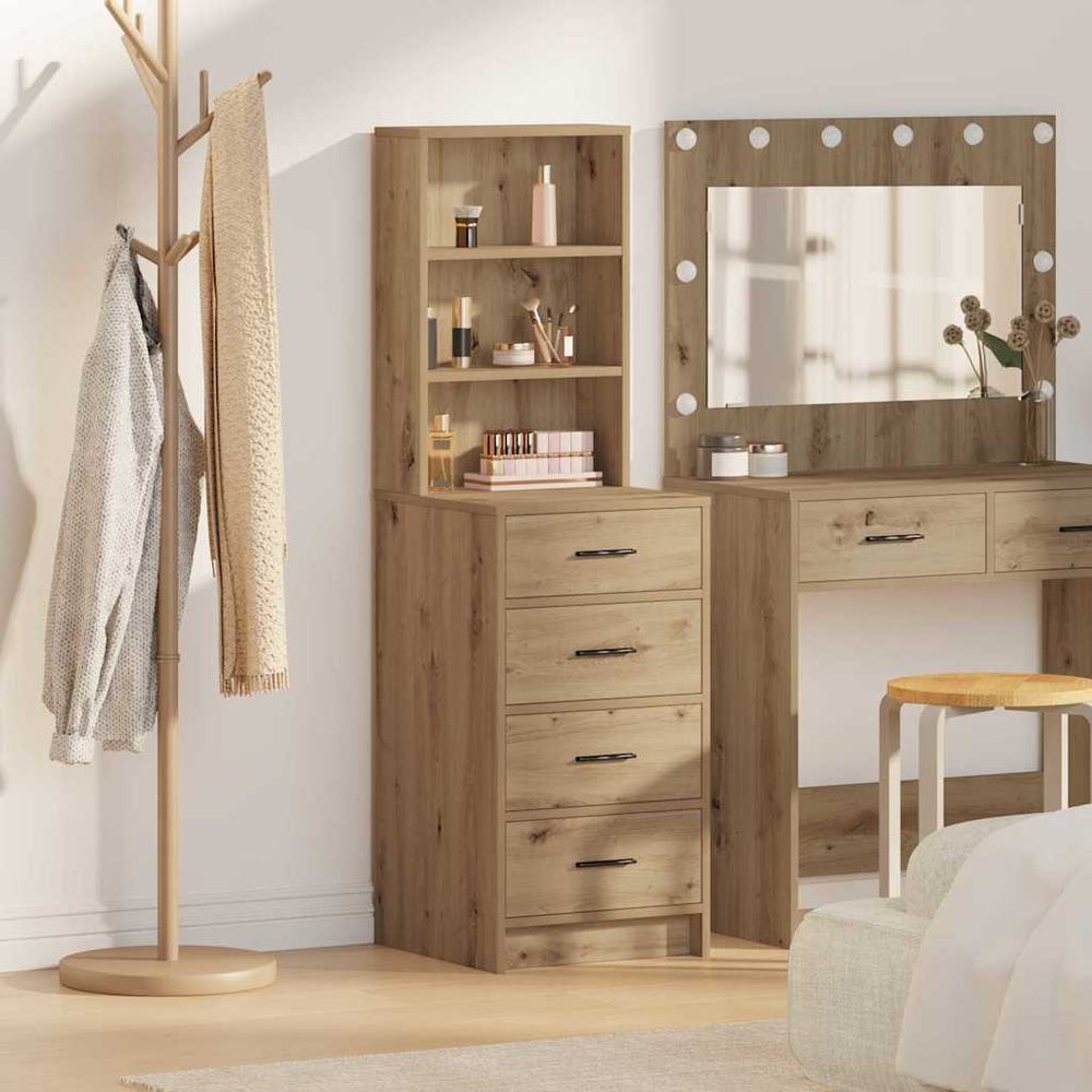vidaXL Highboard Sonoma Oak 40 x 41 x 135 cm Engineered Wood