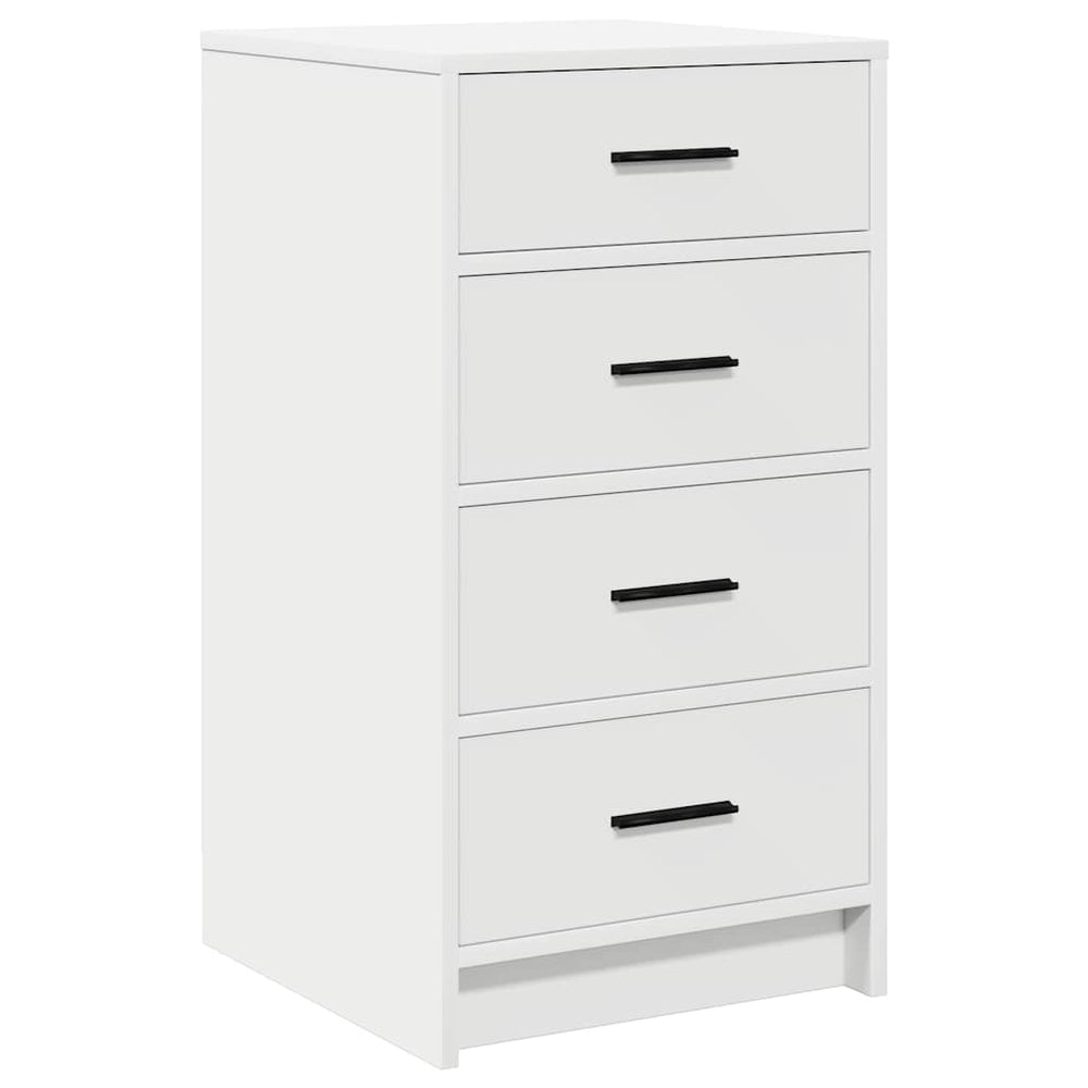 vidaXL Sideboard with Drawers White 40 x 41 x 75 cm Engineered Wood