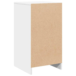 Weißes Sideboard mit Schubladen, 40x75 cm
