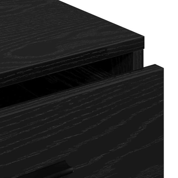 vidaXL Buffet Noir Effet Chêne 40 x 41 x 75 cm Bois d'ingénierie