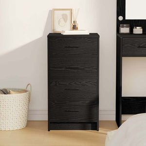 vidaXL Buffet Noir Effet Chêne 40 x 41 x 75 cm Bois d'ingénierie