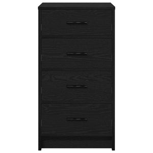 vidaXL Buffet Noir Effet Chêne 40 x 41 x 75 cm Bois d'ingénierie