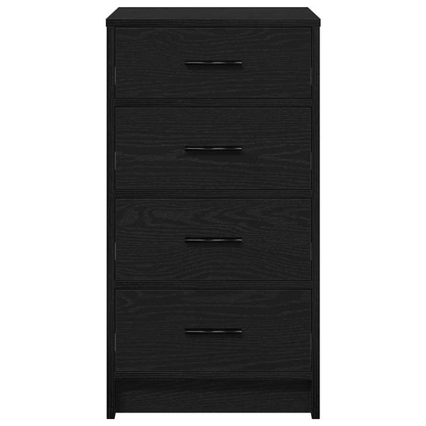 vidaXL Buffet Noir Effet Chêne 40 x 41 x 75 cm Bois d'ingénierie