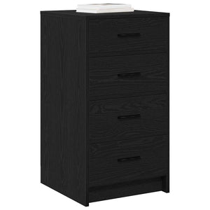 vidaXL Buffet Noir Effet Chêne 40 x 41 x 75 cm Bois d'ingénierie