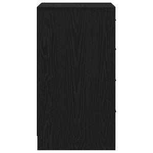 vidaXL Buffet Noir Effet Chêne 40 x 41 x 75 cm Bois d'ingénierie