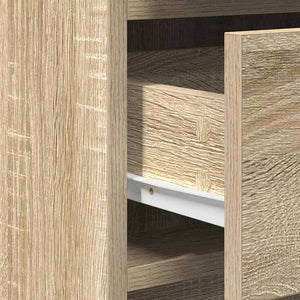 Sideboard Sonoma-Eiche, 75 cm hoch