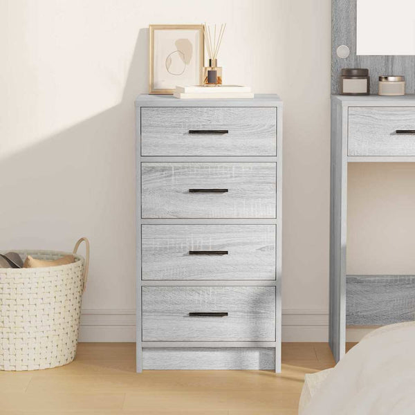 vidaXL Buffet bas gris sonoma 40 x 41 x 75 cm Bois d'ingénierie