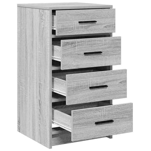 vidaXL Buffet bas gris sonoma 40 x 41 x 75 cm Bois d'ingénierie