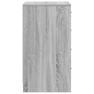 vidaXL Buffet bas gris sonoma 40 x 41 x 75 cm Bois d'ingénierie