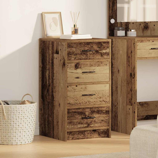 Sideboard Altholz mit Schubladen 75 cm